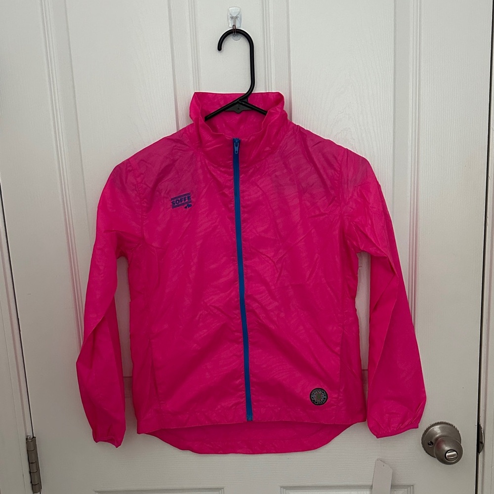 Soffe Hot Pink Jacket with Blue Zip
